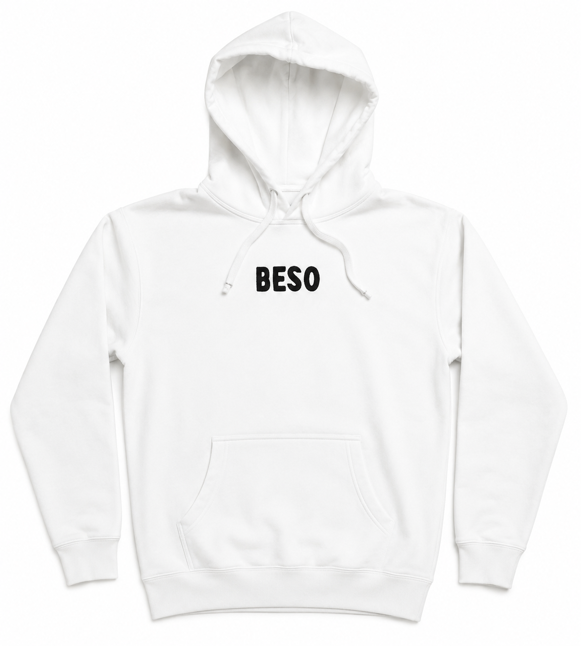 Heavyweight Pullover Hoodie White-Beso