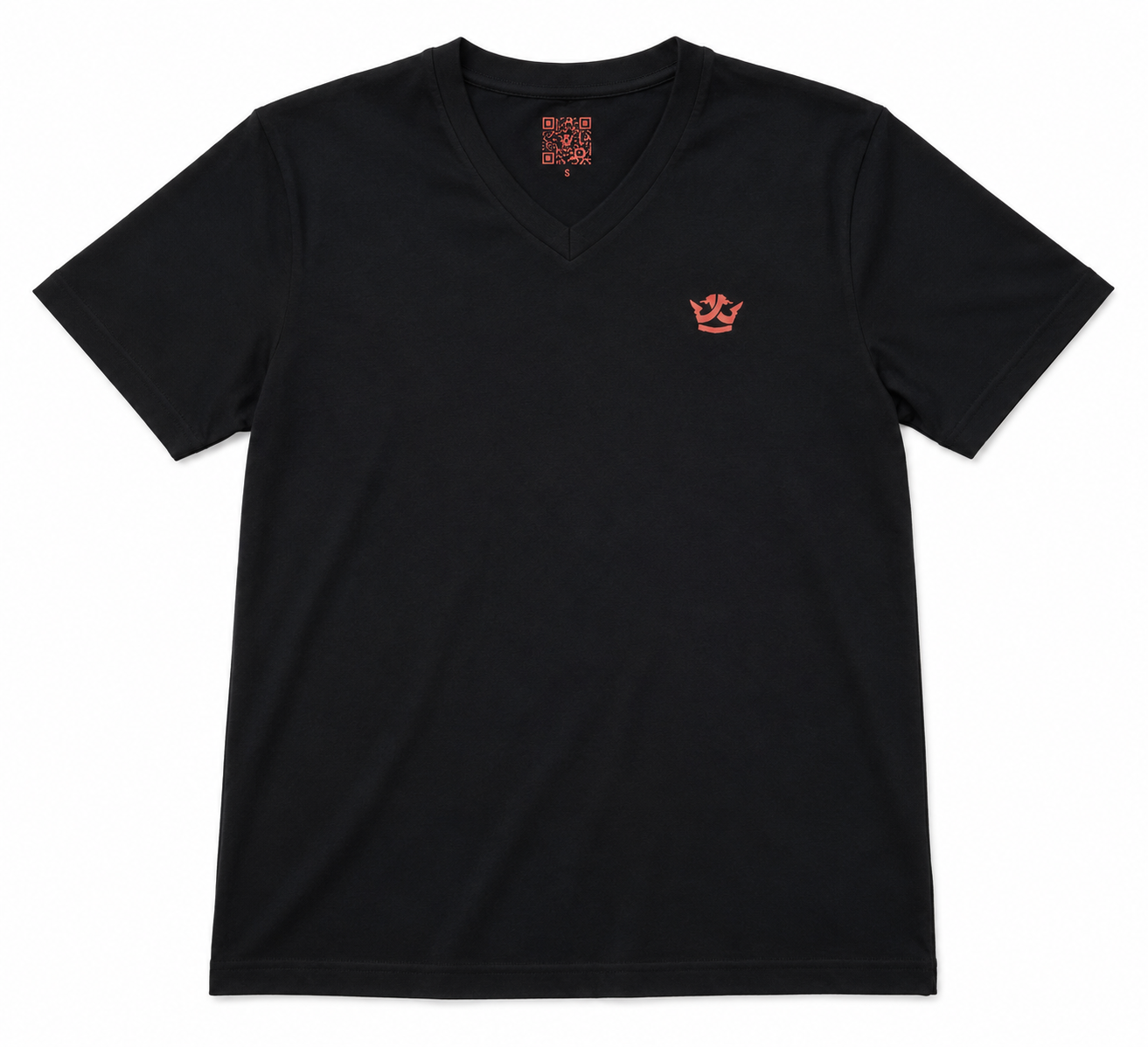 T-Shirt V Neck (Black)