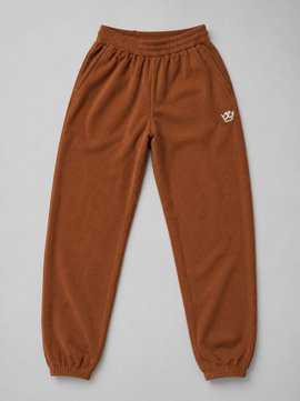 Jogger-Set mit kurzem Oberteil (Dunkelbraun)