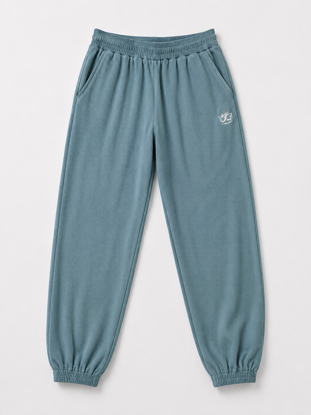 Cropped Top Jogger Set (Turquoise)