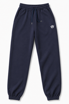 Cropped Top Jogger Set (Navy Blue)
