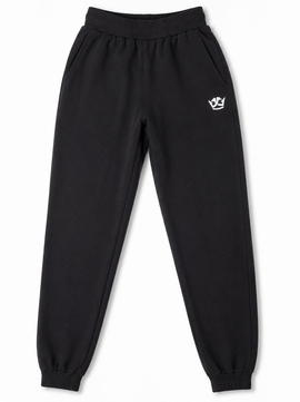 Cropped Top Jogger Set (Black)