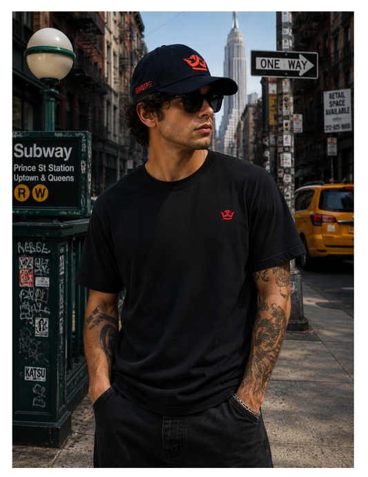 1st Edition Shq1pe Baseball Cap Black/Red