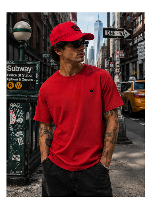 1st Edition Shq1pe Baseball Cap  Red/Black