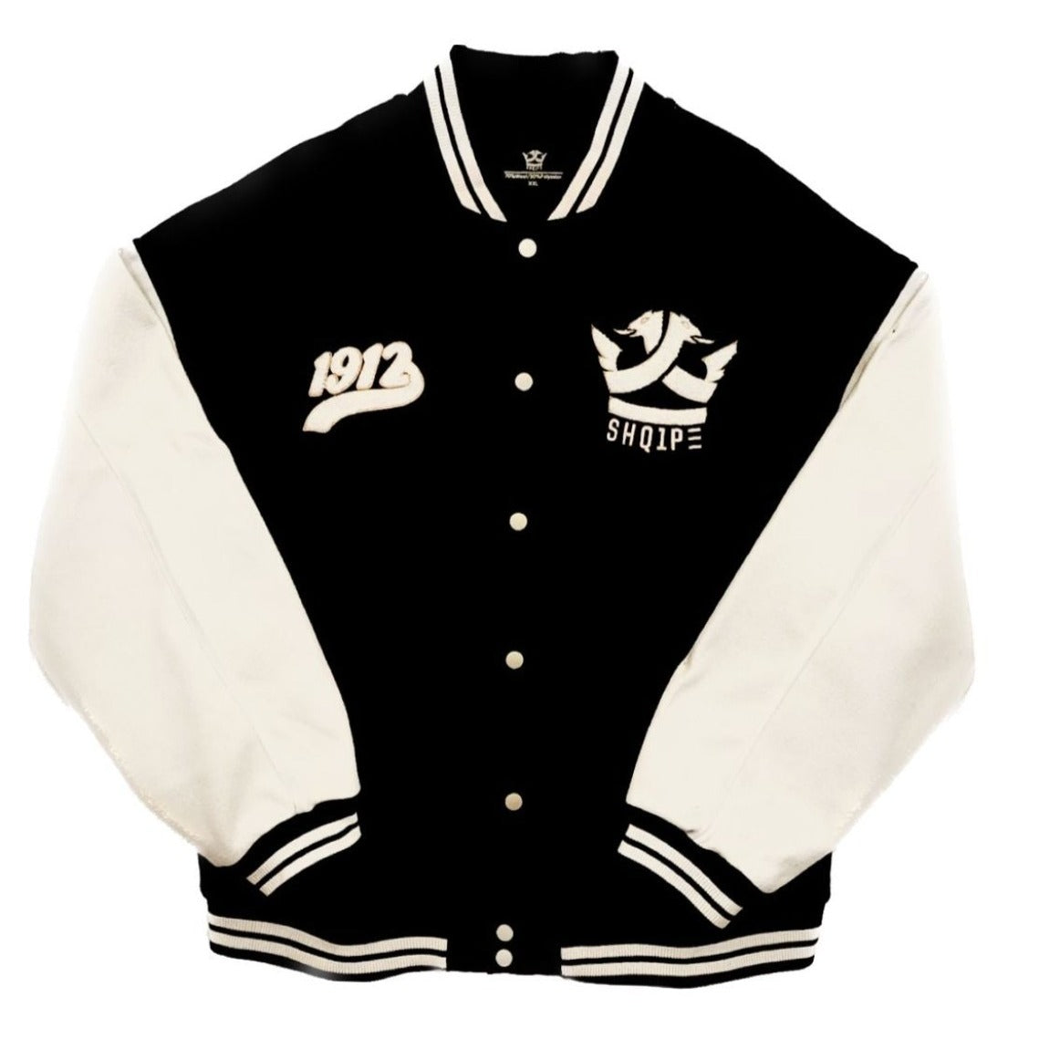 White & Black Varsity Jacket