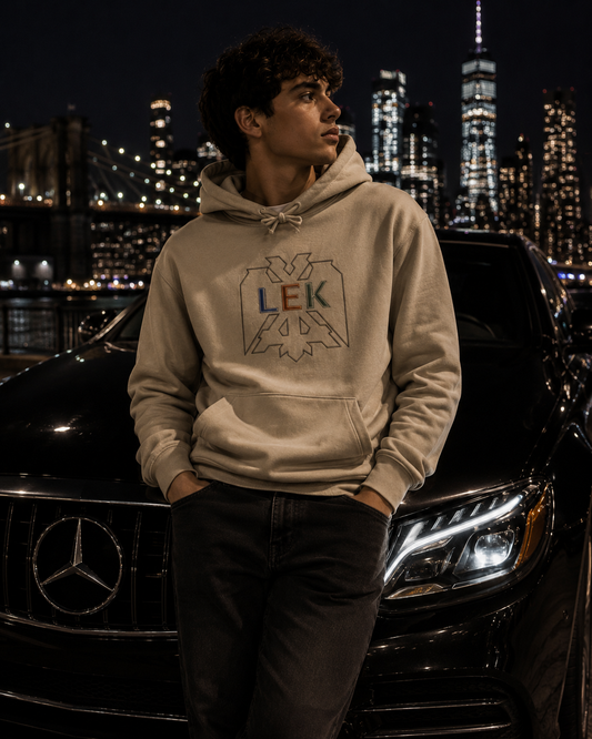 Pullover Hoodie - (Sandstone)  LEK Design