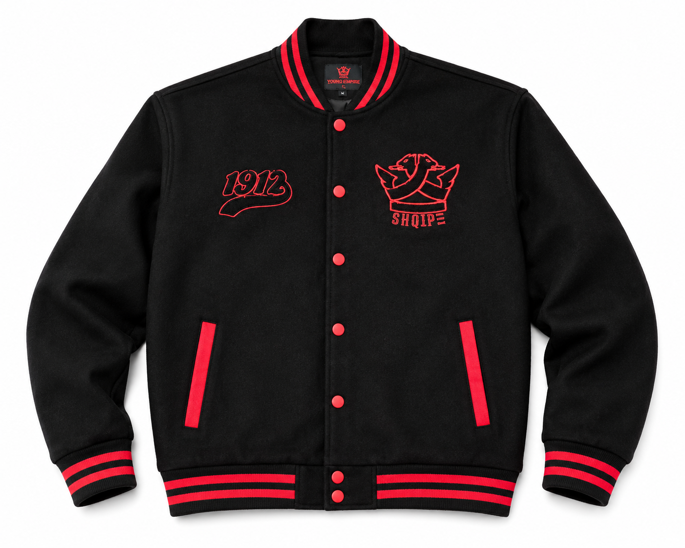 Varsity Jacket (Black/Red)