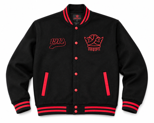 Varsity Jacket (Black/Red)