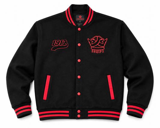 Varsity Jacket (Black/Red)