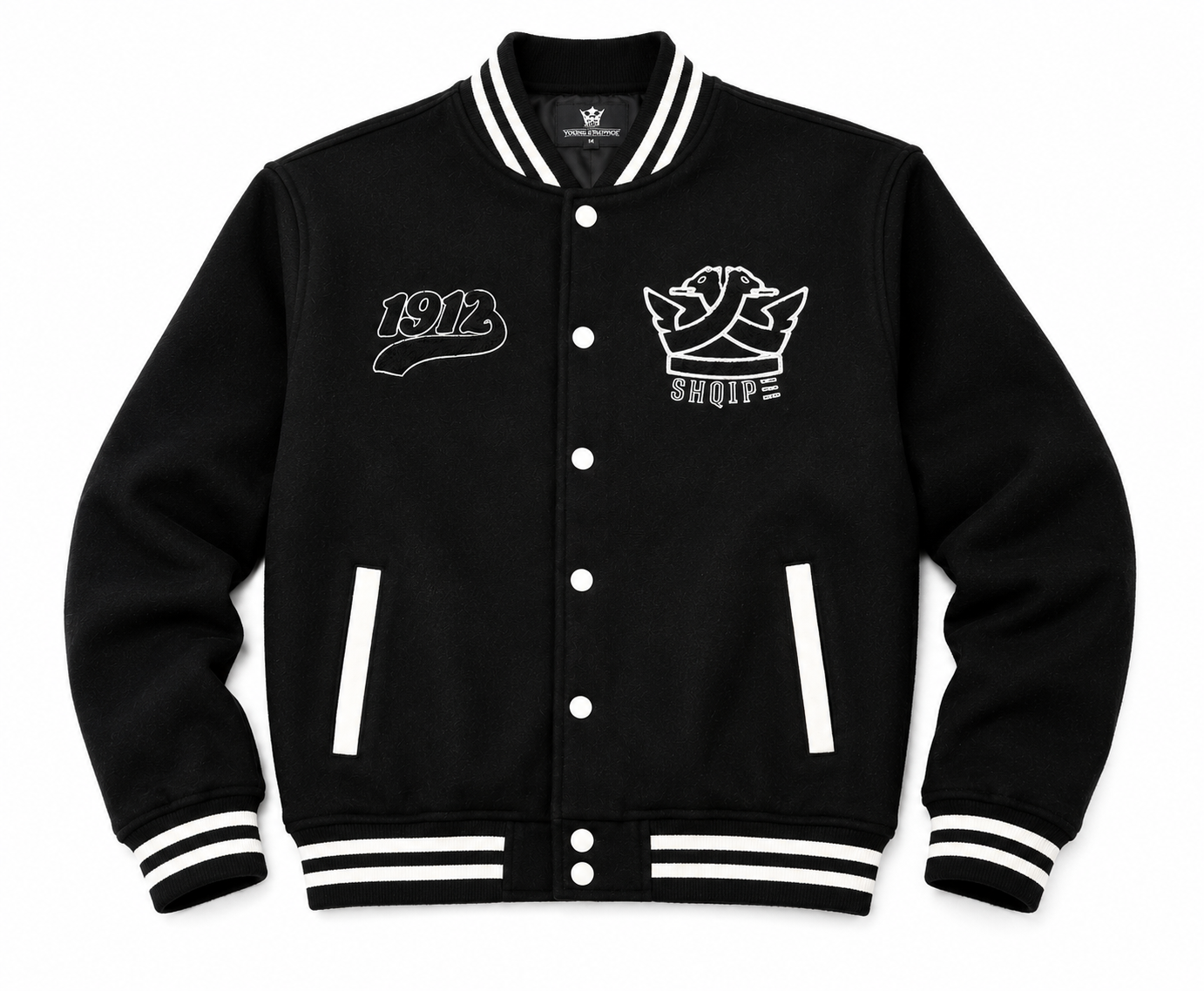 Varsity Jacket (Black/White)