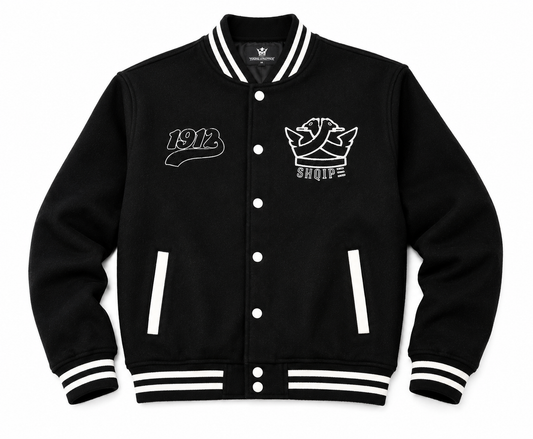 Varsity Jacket (Black/White)