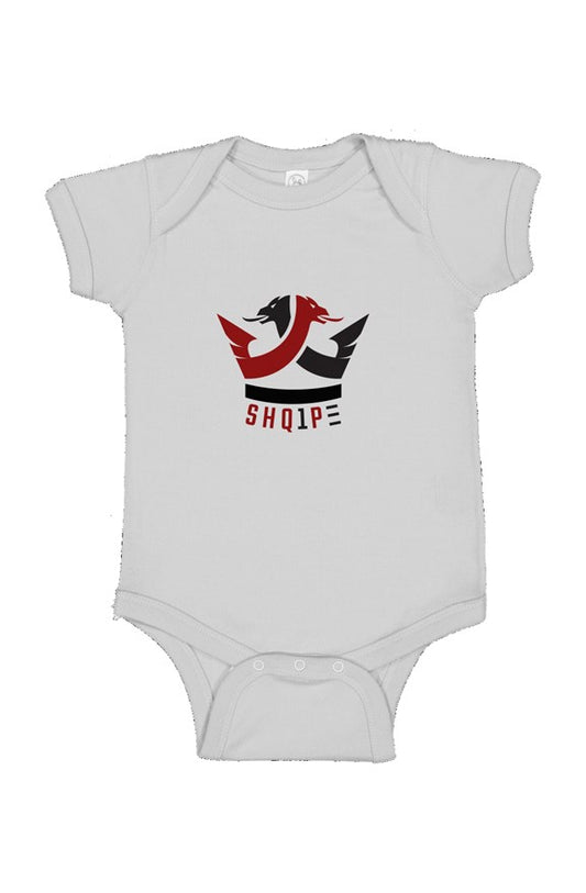 Infant Fine Jersey Onesie-white