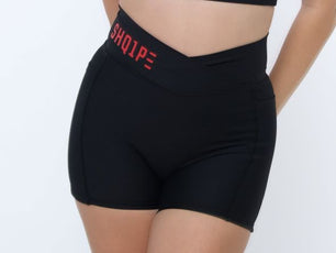 Shorts + Tank Top Black Color/Red Logo