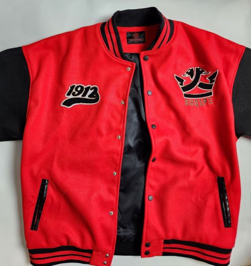 Red & Black Varsity Jacket